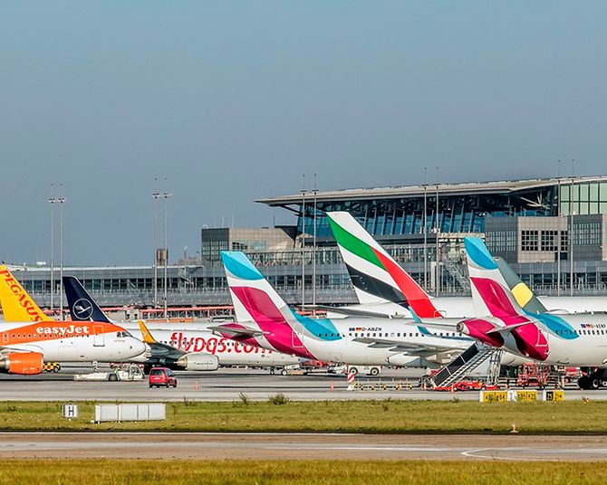 Der Sommerflugplan von Hamburg Airport 2019.