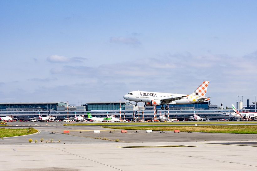 Erstflug Volotea Landung Hamburg Airport