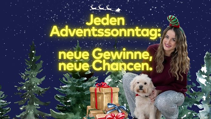 Gewinnspiel jeden Adventssonntag: Neue Gewinne, neue Chancen