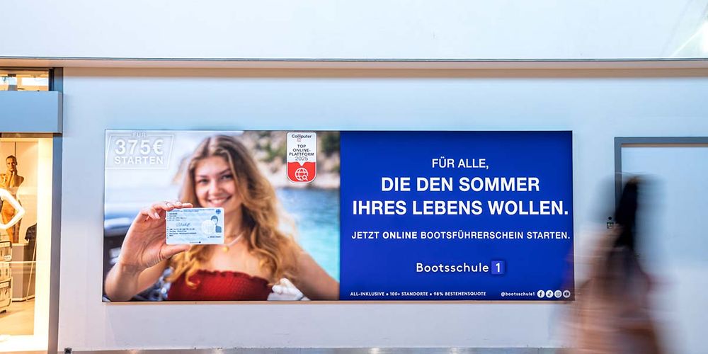 XL-Leuchtfläche Lufthansa Lounge
