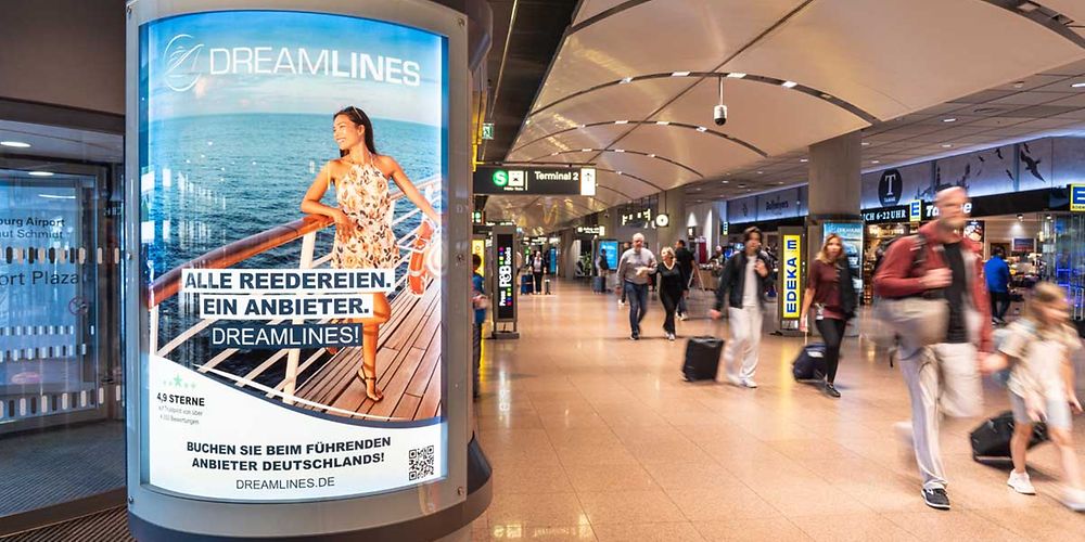 LED backlit pillar posters​