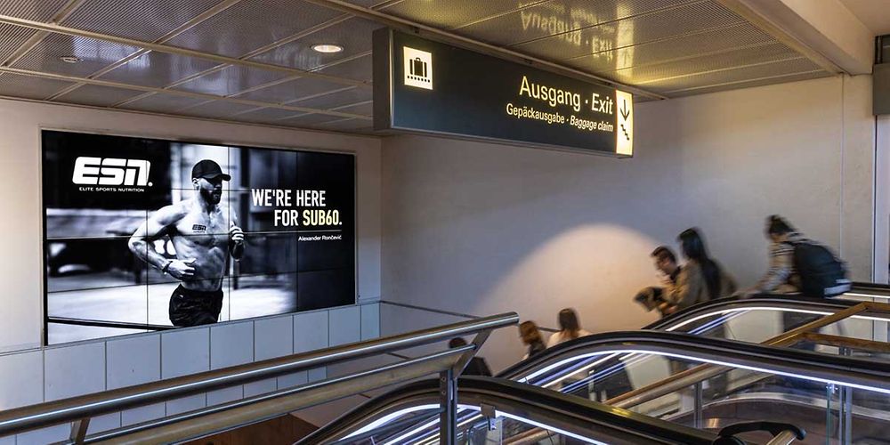 Videowall Baggage Claim