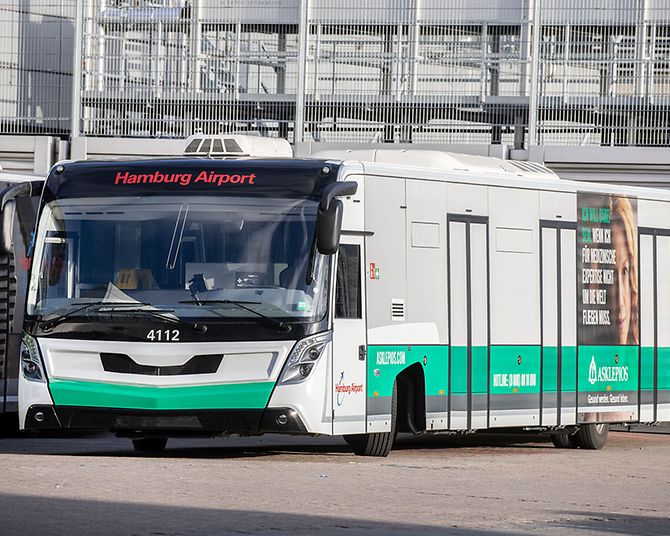 Shuttle Buswerbung Angebot
