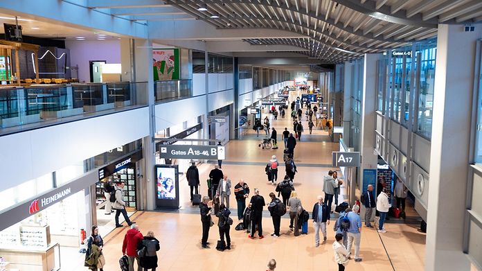 Sicherheitsbereich Hamburg Airport