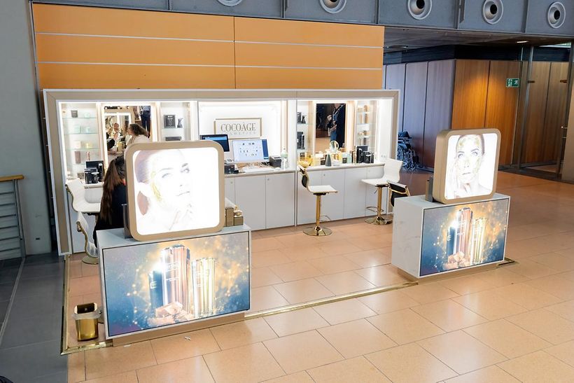 Cocoage Cosmetic am Gate A17 - bietet hochwertige Kosmetik, Cremes und Lotions für die anspruchsvolle Haut