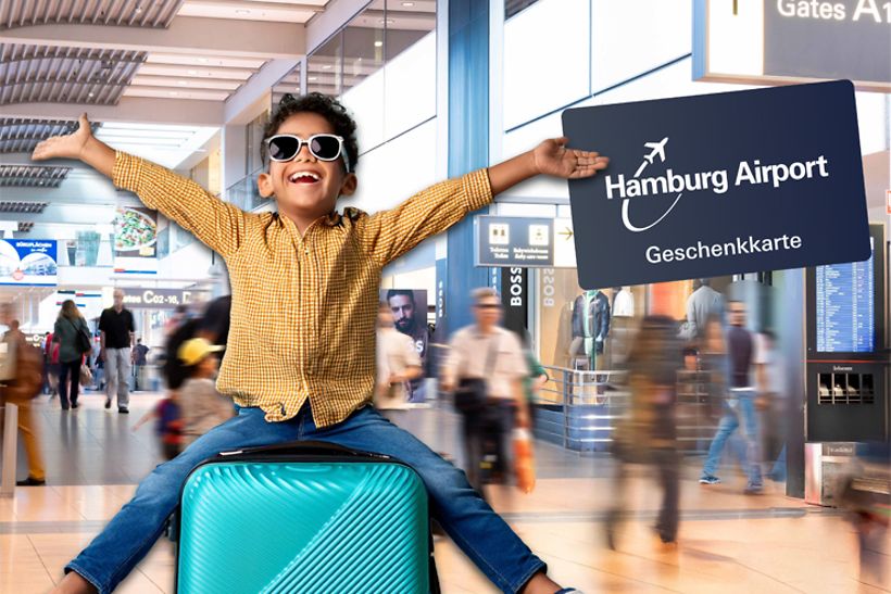 Sommer-Special: Geschenkgutschein kaufen und Rabatt-Coupons für Shop und Gastronomie am Hamburg Airport sichern