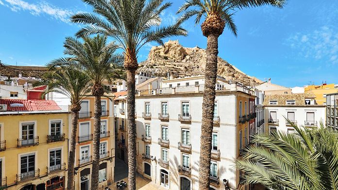 Altstadt in Alicante, Spanien