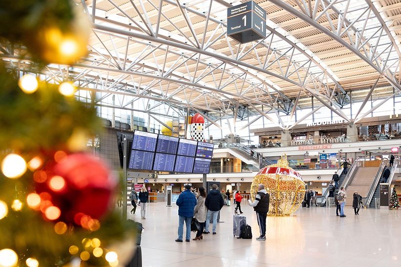 Weihnachten am Hamburg Airport